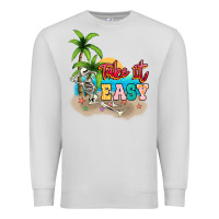 Dove Grey take it easy Premium Sweatshirt - NancyCooperArtShop