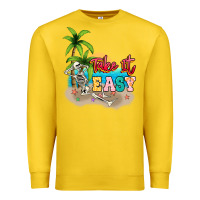 Lemon take it easy Premium Sweatshirt - NancyCooperArtShop