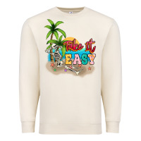Sandshell take it easy Premium Sweatshirt - NancyCooperArtShop
