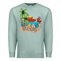 Seafoam take it easy Premium Sweatshirt - NancyCooperArtShop