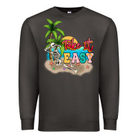 Smoke take it easy Premium Sweatshirt - NancyCooperArtShop