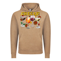 Vintage Coffee Cheers Christmas Coctail Vintage Hoodie - AdoDesignShop