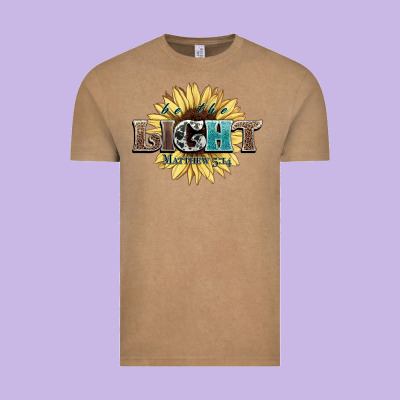 Be The Light Matthew Vintage Tee Designed By Nancycooperartshop
