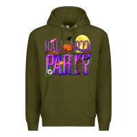Army Green Halloween party Premium Hoodie - NancyCooperArtShop