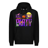 Black Halloween party Premium Hoodie - NancyCooperArtShop