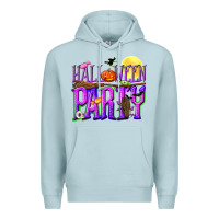 Blue Mist Halloween party Premium Hoodie - NancyCooperArtShop