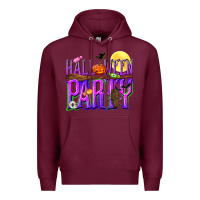 Burgundy Halloween party Premium Hoodie - NancyCooperArtShop