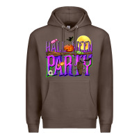 Coffee Halloween party Premium Hoodie - NancyCooperArtShop