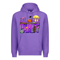 Purple Halloween party Premium Hoodie - NancyCooperArtShop