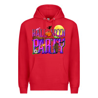 Red Halloween party Premium Hoodie - NancyCooperArtShop