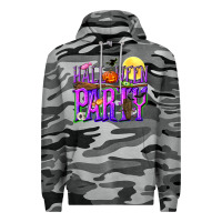Slate Camo Halloween party Premium Hoodie - NancyCooperArtShop