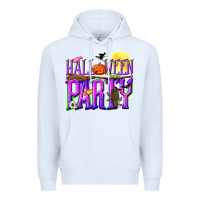 White Halloween party Premium Hoodie - NancyCooperArtShop