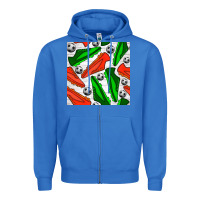 True Royal soccer shoes seamless pattern Zipper Hoodie - BundleAndBundleShop