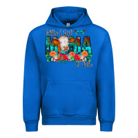 Cobalt Glitter Dirt Mama Of Both Cow Flowers Urban Hoodie - CowCowDesign