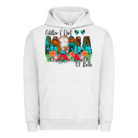 Pigment Lunar Rock Glitter Dirt Mama Of Both Cow Flowers Urban Hoodie - CowCowDesign