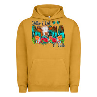 Pigment Peanut Butter Glitter Dirt Mama Of Both Cow Flowers Urban Hoodie - CowCowDesign
