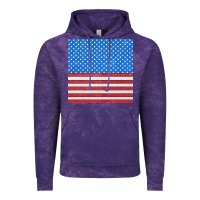 Cloud Purple Glitter 4th Of July Seamless Pattern Vintage Hoodie - BundleAndBundleShop