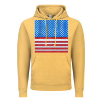 Vintage Mustard Glitter 4th Of July Seamless Pattern Vintage Hoodie - BundleAndBundleShop