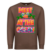 Chestnut Meet me at the ocean Summer Premium Sweatshirt - NancyCooperArtShop