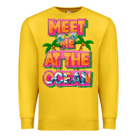Lemon Meet me at the ocean Summer Premium Sweatshirt - NancyCooperArtShop