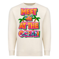 Sandshell Meet me at the ocean Summer Premium Sweatshirt - NancyCooperArtShop