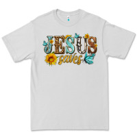 Dove Grey jesus saves Premium Tee - HRA Design Shop