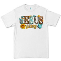 White jesus saves Premium Tee - HRA Design Shop