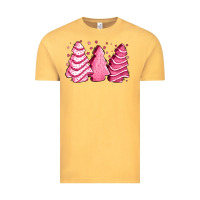 Vintage Mustard pink Christmas cakes Vintage Tee - Jasminsmagicworld