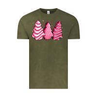 Vintage Olive pink Christmas cakes Vintage Tee - Jasminsmagicworld