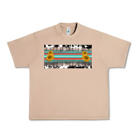 Burro western cowhide serape sunflower mama license plate Urban Heavy Tee - BarkalooDesign