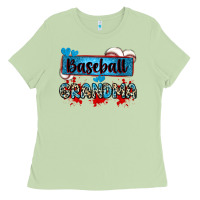 Matcha baseball grandma with leopard Ladies Tee - Zillion Design Studio
