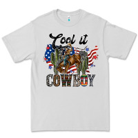 Dove Grey cool it cowboy Premium Tee - SublimationCraftShop