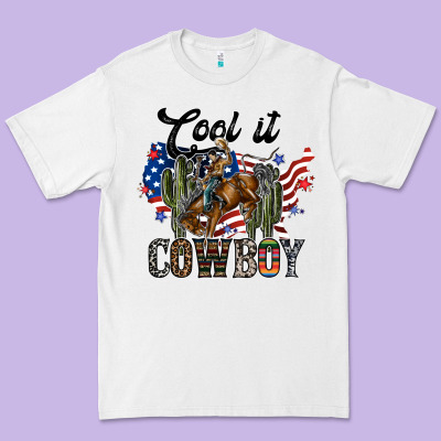 Cool It Cowboy Premium Tee Designed By Sublimationcraftshop