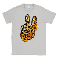 Moon Dust Leopard Sunflower Peace Sign Classic Tee - Jasminsmagicworld
