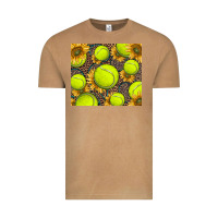 Vintage Camel tennis ball with sunflower and racket Vintage Tee - BarkalooDesign