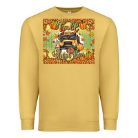 Antique Gold fall school bus Premium Sweatshirt - texasbilliewilder