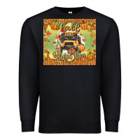 Black fall school bus Premium Sweatshirt - texasbilliewilder
