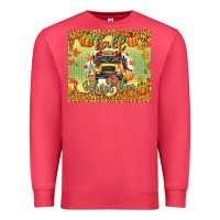Cardinal fall school bus Premium Sweatshirt - texasbilliewilder