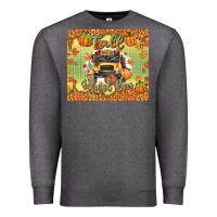 Charcoal Heather fall school bus Premium Sweatshirt - texasbilliewilder