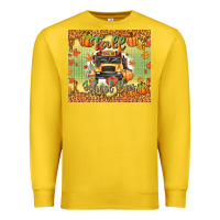 Lemon fall school bus Premium Sweatshirt - texasbilliewilder