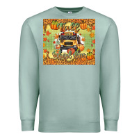 Seafoam fall school bus Premium Sweatshirt - texasbilliewilder