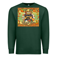 Sports Green fall school bus Premium Sweatshirt - texasbilliewilder