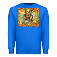 True Royal fall school bus Premium Sweatshirt - texasbilliewilder