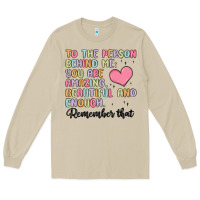 Mushroom to the person behind me Long Sleeve Tee - MaliasSmallBusiness
