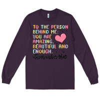 Plum to the person behind me Long Sleeve Tee - MaliasSmallBusiness