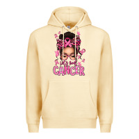 Pina Colada lets beat cancer afro messy bun Premium Hoodie - texasbilliewilder