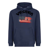 Navy VIRGINIA Heavyweight Hoodie - Bettercallsaul