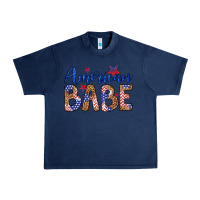 Navy american babe Urban Heavy Tee - LillyAllenDesigns
