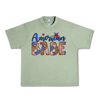 Oil Green american babe Urban Heavy Tee - LillyAllenDesigns