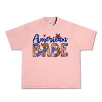 Salmon american babe Urban Heavy Tee - LillyAllenDesigns